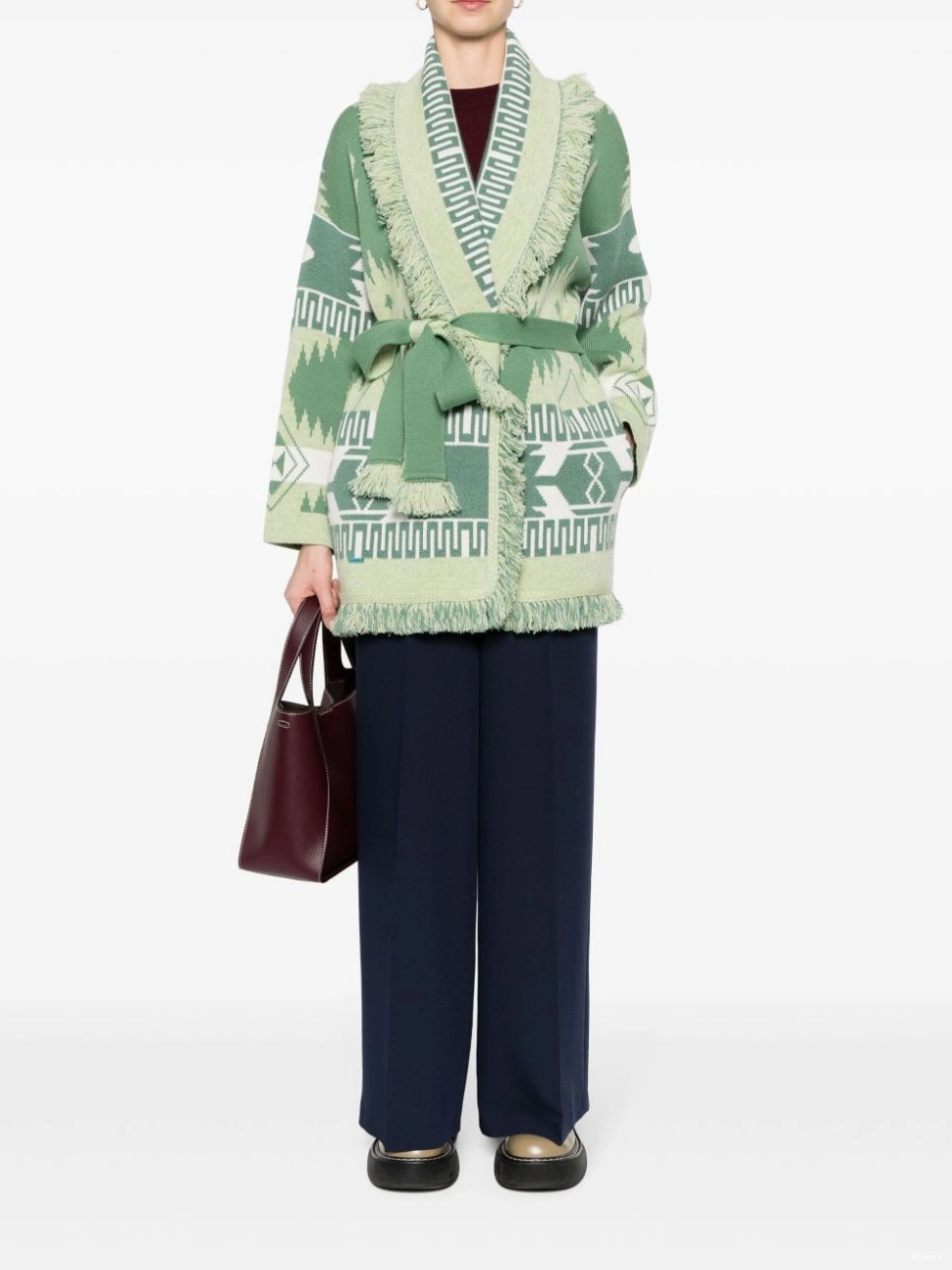 Affordable Alanui cardigan cashmere Icon Women belted 0729